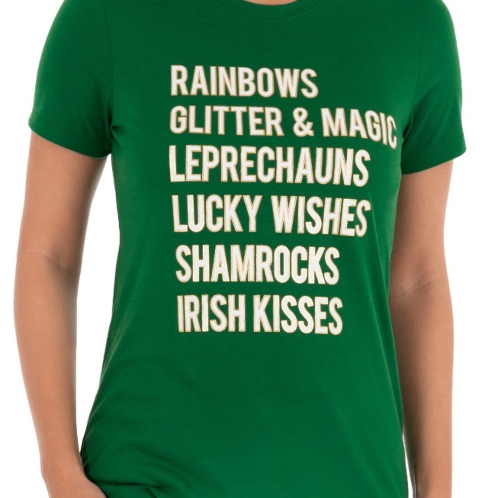 St Patrick’s Day Shamrocks Rainbows Glitter